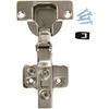 WAKI Damper Slide Hinge, 1.6 inches (40 mm), Half Cover