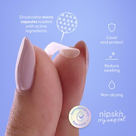 NIPSKIN - My Way Out Patches with Micro Hydrocolloid Capsules for Blind Granites -Waterproof Zit Stickers for All Skin Types