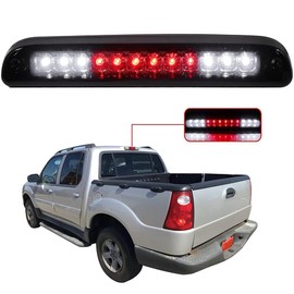 AQEEI High Mount Stop Light Led 3rd Brake Light Center Stop Cargo Tail Light Fit For Ford 1993-2016 For Mazda 1994-2008 Third Rear Cab Roof Center Tail Cargo Chrome+Smoke