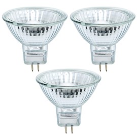 MR11 Halogen Spot Light Bulb Down Reflector Lamp 10W 12V 2 Prong Stove Hood Range Lighting High CRI Warm White 10Watt GU4 Dimmable Replacement GL Fiber Optic BAB C Bright Kitchen 45° Beam 11⁄8 inches