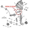 Clutch Pedal Linkage Prevent Loosening OEM Standard 212830 Replacement for