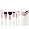 Jessup Make-Up Brush Sets 15 Pieces Cosmetic Makeup Brushes Eyeshadow