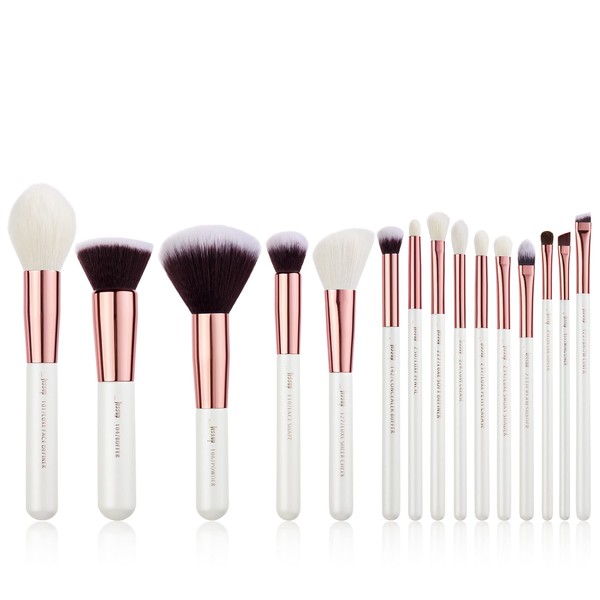 Jessup Make-Up Brush Sets 15 Pieces Cosmetic Makeup Brushes Eyeshadow Powder Concealer Eyeliner T220
