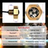 NBWDY Green Boat Drain Plug Light,IP68 Underwater Boat Lights with