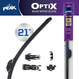 PEAK Optix Beam Wiper Blade, All-Weather Windshield Wiper Blade, Auto Replacement Part, 21", Pack of 1