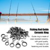Telescopic Surf Casting Rod Guides Tip Tops Repair Kit Fishing