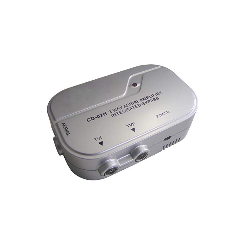 Electrovision Coaxial Signal Booster with 4G Filter (2 Outputs)