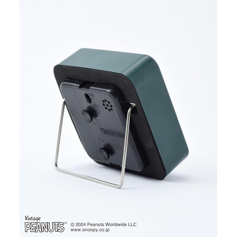 BRUNO PEANUTS BCA031-DR Comic Alarm Clock, Green Type, Other, No