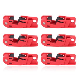 Circuit Breaker Lockout Device, 6 Pack Universal Breaker Lock Out Tag Out Device, Lockout Tagout Kit Lock Out Device for Industrial Equipment Fixing