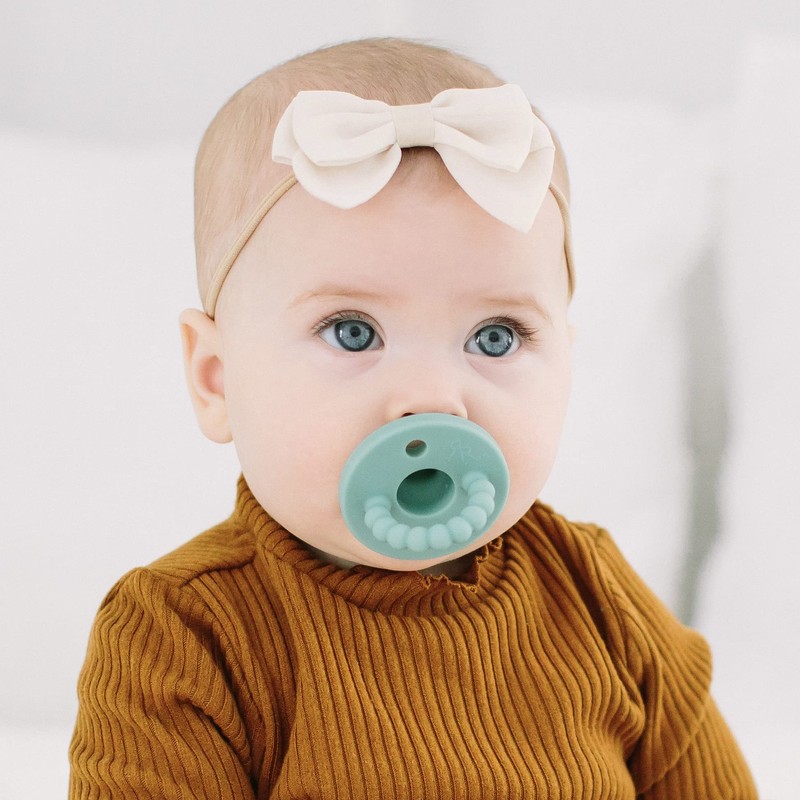 Ryan & Rose Cutie PAT Pacifier Teether (Stage 1, Seaglass)