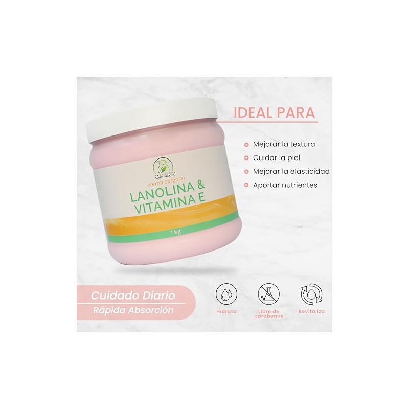 Crema De Lanolina Con Vitamina E Para Piel Dañada 1