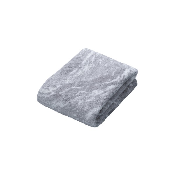 Carari Face Towel, 3.6 Times Absorbent Microfiber, Marble Gray, Quick