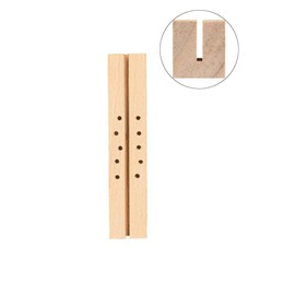 Ideen mit Herz Wooden Stand, Design 6, 12.2cm x 2.6cm x 2.8cm, 1 Slot and 10 Holes