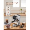 UDI Espresso Machines with LED Touch screen, 20 Bar Espresso