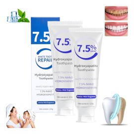 2×pasta Dientes Blanqueadora Con Hidroxiapatita, Pasta Denta