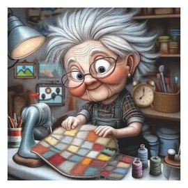 Sewing Machine Puzzles for Adults 1000 Pieces, Vintage Sew It with Love Jigsaw Puzzle, Funny Colorful Quilting Patchwork Theme, Hard Challenging Puzzles for Adults