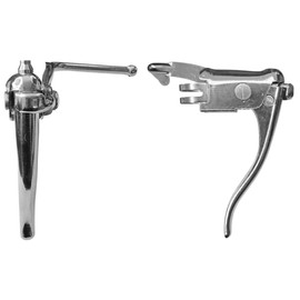 cyclingcolors Leva freno bici alluminio doppio controllo manubrio da 22,2 mm da corsa road vintage eroica bicicletta