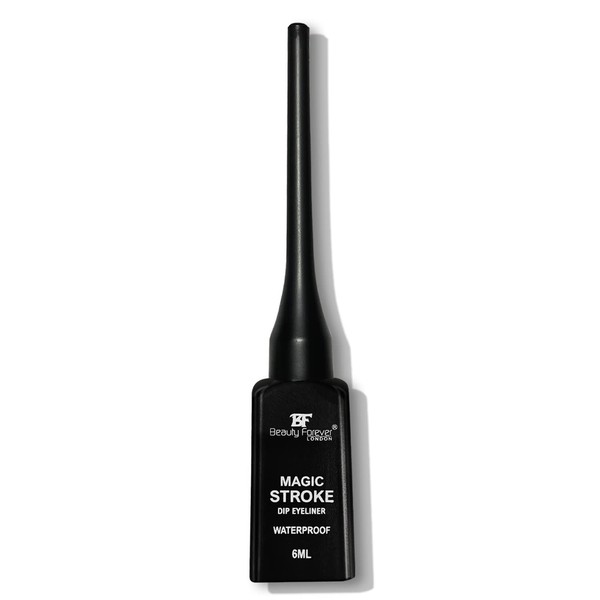 Beauty Forever Magic Stroke Dip Eyeliner Waterproof Easy Application 6ml Black