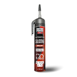 MotorPower Care Gasket Silicone Sealer Professional RTV, Vehicle Engine, Parts Silicone Compound, pressurized Tube Easy to use (Black) 200 ml (6.76 floz)