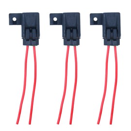 CENPEK 3 Pack Automotive/Marine Weatherproof Blade Style ATO/ATC Fuse Holder with Cover 14AWG 30A