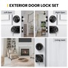 goldenwarm Exterior Deadbolt and Keyed Entry Door Knob Set, Key
