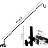 MIXXIDEA Extended Fence Deck Hook Rail Heavy Duty Bird Feeder