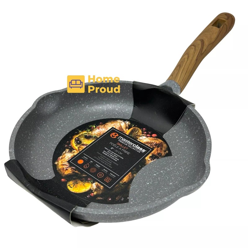 Masterclass Frying Pan Nonstick Skillet 8 inch Premium Kitchen Cookware