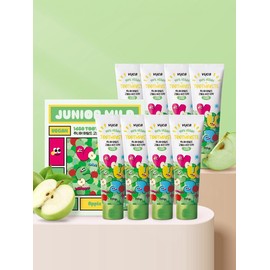 Buca Junior Mild High Fluoride Bad Breath Care Toothpaste Apple Flavor 110g 8 Pieces / 뷰카 주니어 마일드 고불소 구취케어 치약 사과향 110g 8개입