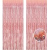 BRAVESHINE Bachelorette Party Decorations Foil Fringe Curtains Tinsel Backdrop -