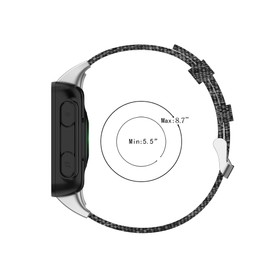 FitTurn Woven Nylon Strap Compatible with Garmin Forerunner 35/ Forerunner 30 Replacement Band with Adjustable Strap Watch Band Fitness Strap Bracelet Wristband for Forerunner 35/30 watch (Purple)