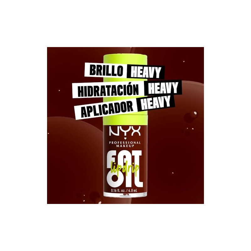 NYX Professional Makeup, Fat Oil Lip Drip Gloss Brillo labial