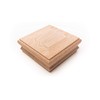Classic Red Oak Newel Post Cap will fit over 3