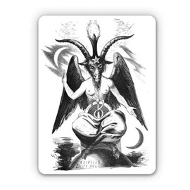 GT Graphics Baphomet - 12" Vinyl Sticker Waterproof Decal