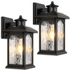 2 Packs Motion Sensor Outdoor Sconce - Advanced Dusk to