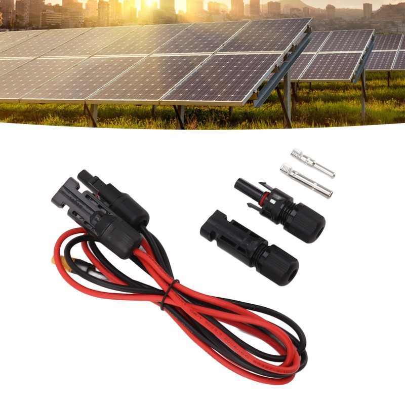 XT60 Solar Panel Charging Cable Photovoltaic Cable Charging Energy Storage