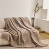 KORBLISS Home Fleece Throw Blanket for Couch, Bed, TV, Party,