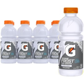 Gatorade Thirst Quencher Sports Drink, Frost Glacier Cherry, 20oz Bottles, 8 Pack, Electrolytes for Rehydration