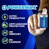 Powermax 8-Count 9V Batteries, Ultra Long Lasting Alkaline Battery for