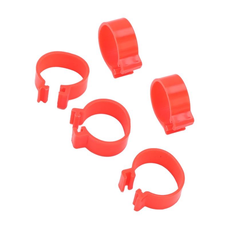 100pcs Poultry Feet Rings PP Plastic Reusable Chicken Duck Goose