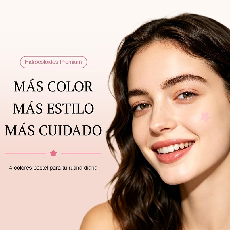 Parches para Acne 320 Piezas, Pimple Patch Estrellas para Granos