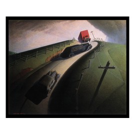 Death on The Ridge Road by Grant Wood