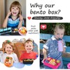 QQKO Bento Box for Kids Adults, School Toddler Lunch Box