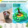 Inflatable Pool Drink Holder for Summer Parties – Rainbow Ice