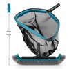 Swimming Pool Cleaning Kit - Aluminum Frame Skimmer Net with