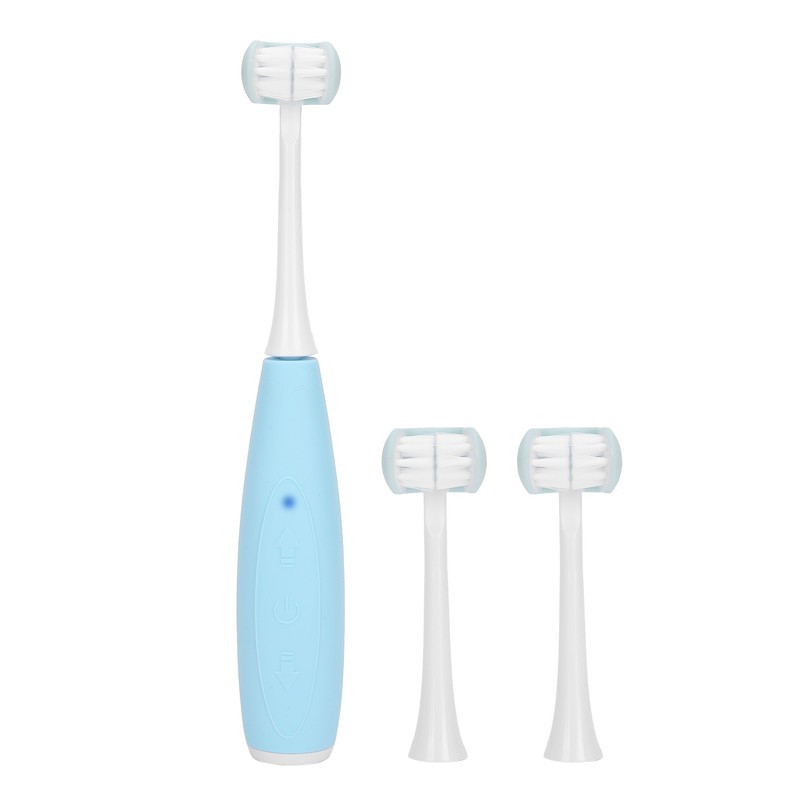 3 Sides Kid Electric Toothbrush 5 Gears Rechargeable Waterproof Oral