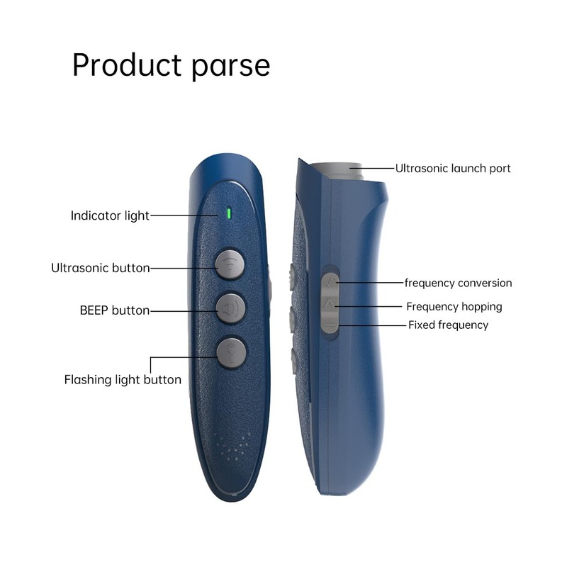 Kipvvo Bark Deterrent Device, Ultrasonic Dog Trainer,Anti Dog Bark Barking