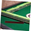 Totority 4Pcs Wooden Mahjong Push Tile Ruler Precision Crafted Game