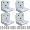 White Stainless Steel Corner Bracket,Joint Right Angle Bracket,L Shape Heavy