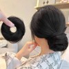 Beauty Bun Hair Black Hairband Tripe Wig (WFITCM4) / 뷰티 올림머리 블랙 헤어밴드 곱창 가발 (WFITCM4)