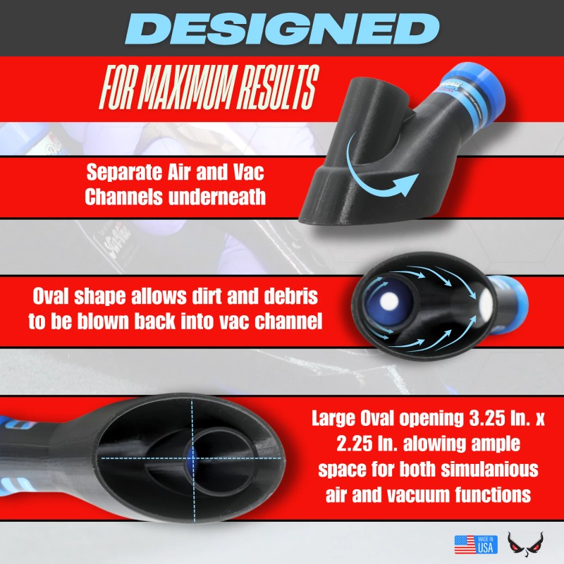 Detail Demon Vacuum + Air Attachment for The Rag Company